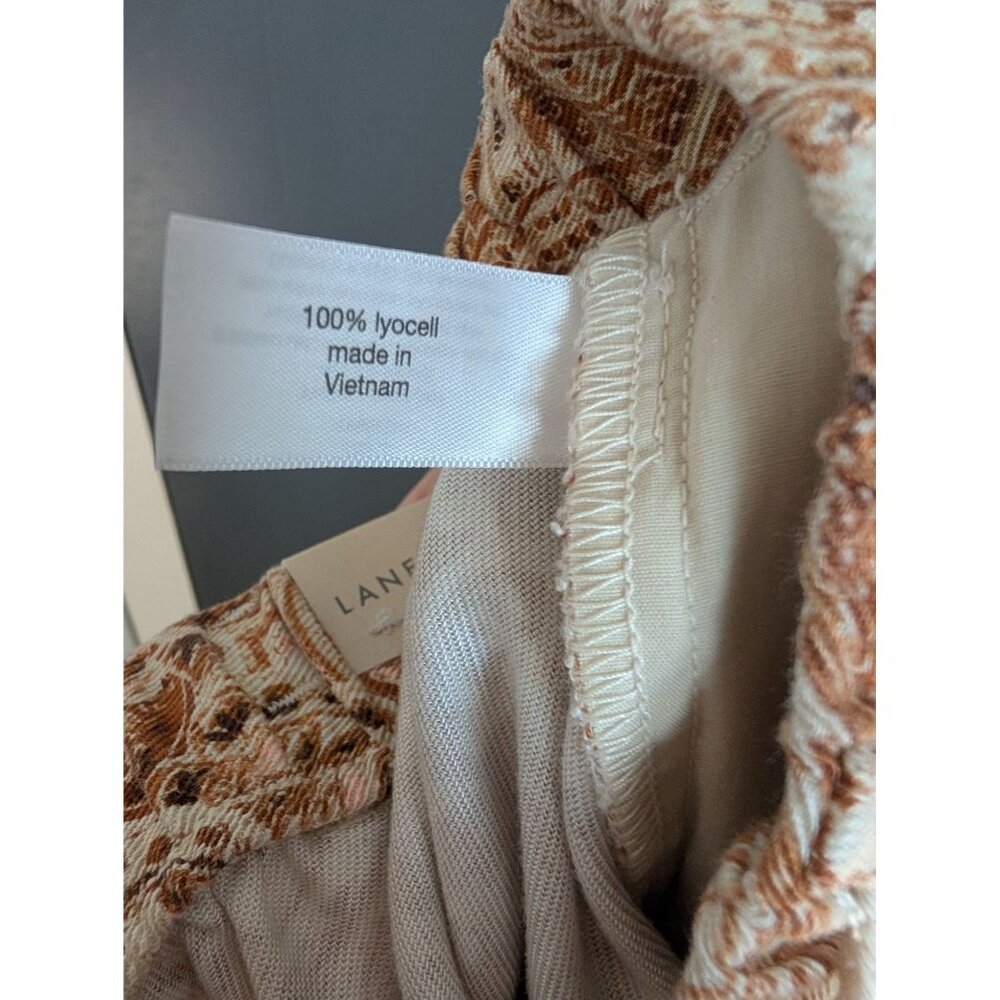 NWT Lane Bryant Printed Woven Straight Ankle Pants in Paisley - 18 - Picture 7 of 9